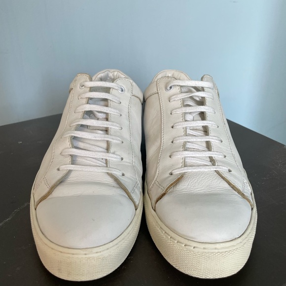 Mens used size 45 Galileo white sneakers - Picture 1 of 6